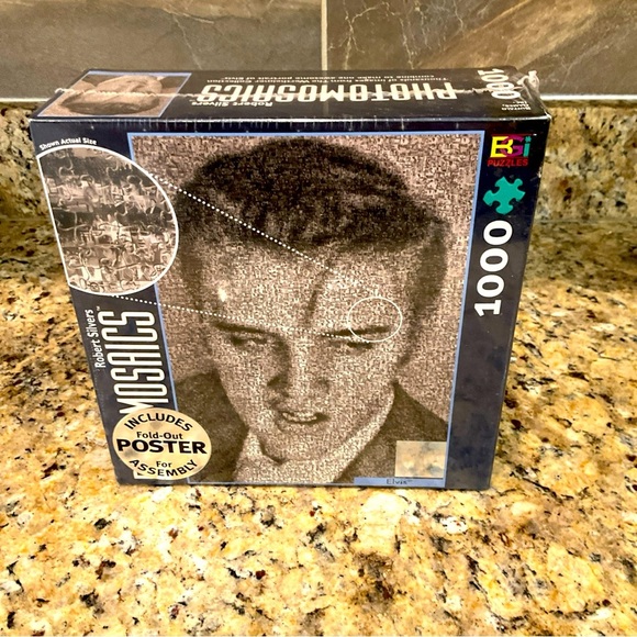 Photomosaics 1000 Piece Elvis Puzzle By Robert Silvers - Picture 1 of 6